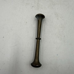 Vintage Brass Mortar and Pestle, Lion Head Design, 2” Tall