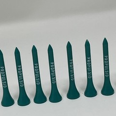 Vintage Propulsid Promotional Golf Tees Wood Blue Lot Of 10 Pharmaceutical