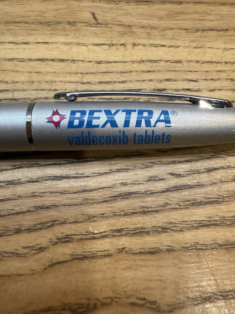 Celebrex Bextra Metal PEN Drug Rep Pharmaceutical Promo Medical Advertising 2tip