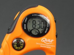 Qvar Carabiner Digital Watch Compass Stopwatch Drug Rep Pharmaceutical Promo