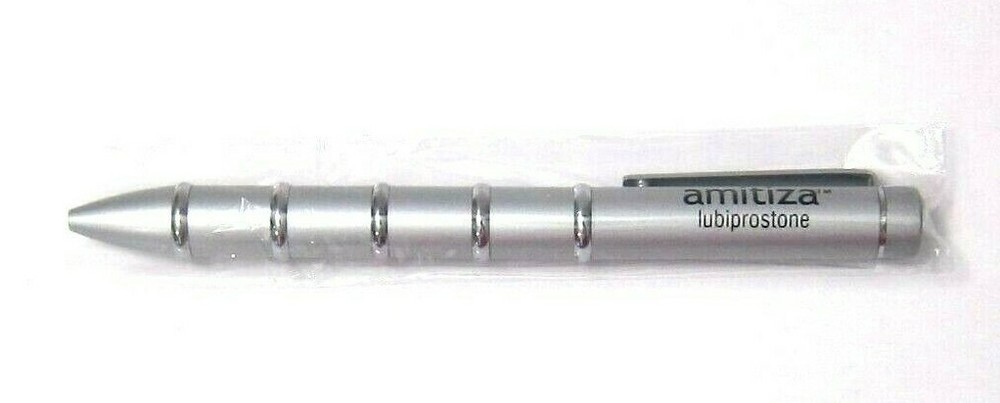 Drug Rep AMITIZA Collectible Heavy Metal Pen RARE