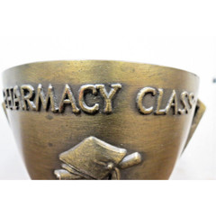 Vintage Mortar Pharmacy Class 1971 Rx Secundum Artem Schering