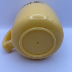 Proventil Drug Rep Yellow Plastic Coffee Mug~Collectible~Made in USA