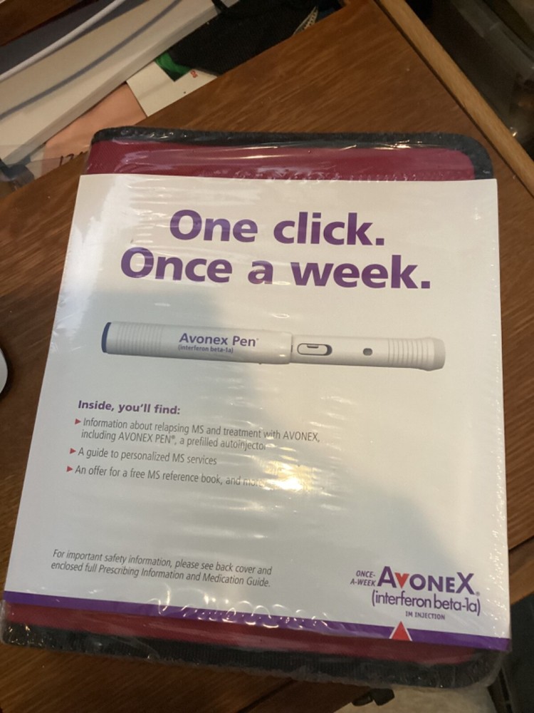 BIOGEN 2012 AVONEX INSTRUCTIONS FOR THE NEW PATIENT BINDER KIT WITH INFO PAPERS