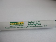 Fosamax Promotional Pen Plastic w/Rubberized Grip–Medium Weight