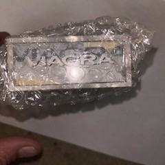 Vintage Viagra Paperweight in Original Box Blue Pill Gag Gift Drug Rep Pfizer