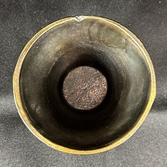 Vintage 1976 Bicentennial Celebration Brass Mortar & Pestle Rx Pharmacy