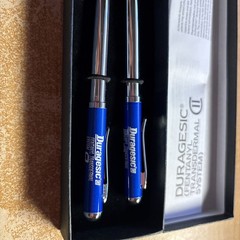 DRUG REP PENS DURAGESIC (Fentanyl Transdermal System) Metal RARE!! New W/ Box