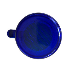 Prozac Pharmaceutical Pharma Drug Rep Promotional Mug – Blue Plastic with Lid