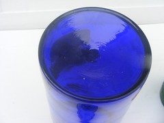 Antique Apothecary Jars cobalt blue and Green Pharmacy