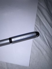 Metal Pfizer Geodon Drug Rep Pharmaceutical Promo Advertising Pen w/ Info Insert