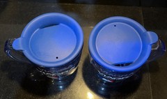 Viagra Pharmaceutical Promo Gift Insulated Travel Coffee Mug MLB ~ SET OF 2