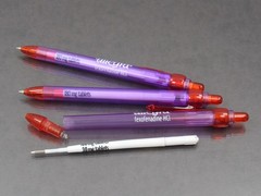 Allegra PENS Drug Rep Pharmaceutical Promo Rotating Barrel Lot of 3 Dry Ink