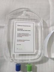2008 Healthcare Financial Services Commemorative Acrylic Wall Plaque & GE Plaque