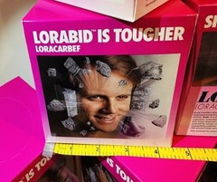 (27)Boxes of LORABID Drug Rep Pharma Tissue Boxes – New and Unused (4.5″ x 4.5″)