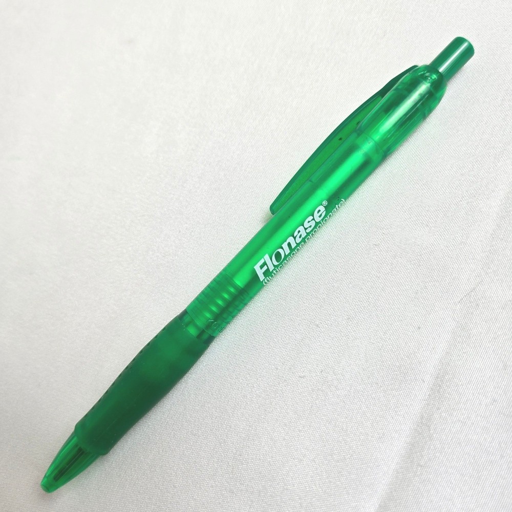 Flonase Pen, Medical Pharmaceutical Drug Rep Promo, Black Ink, Plastic, Working