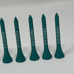 Vintage Propulsid Promotional Golf Tees Wood Blue Lot Of 10 Pharmaceutical