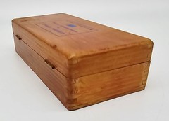 Wyeth Allergy Test Kit Vintage Extracts 1955 Intracutaneous Wood Box + 44 Vials