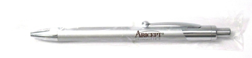 Drug Rep ARICEPT Collectible Heavy Metal Pen RARE