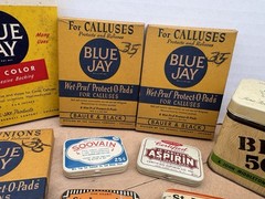 Vintage Pharmaceutical Collectibles 14 Pc Lot Ramon’s St. Joseph Blue Jay