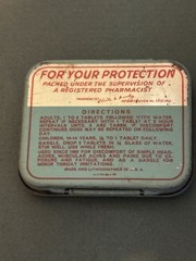 Aspirin Tin Laymon’s 16’s Pure Aspirin Tablet Tin Empty 10 cents Vtg