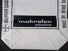 Vintage BAYER Pharmaceuticals Makrolon Polycarbonat Chemical Compound Bag 1970s