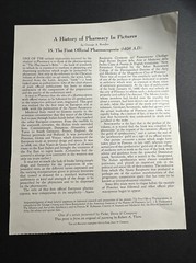 A HISTORY OF PHARMACY IN PICTURES 1954 PRINT#15 Great Gift For Doctor 22″×18″
