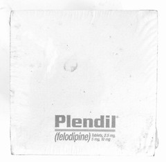 PLENDIL Pharmaceutical Drug Pen Pad Vintage Rx Medical Prescription FELODIPINE