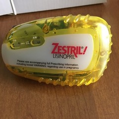 Zestril jogging radio with arm band pharma promo new