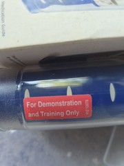 Exubera RARE Drug Rep Advertising Training Inhaler Pifzer