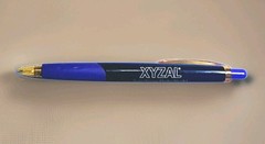 Xyzal NEW *Papermate* Black Purple Drug Rep Ink PEN Pharmaceutical Collectible