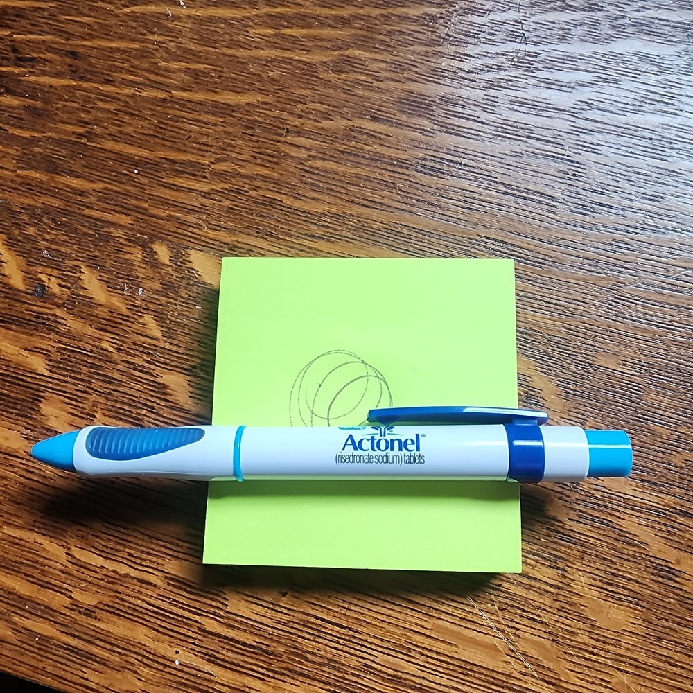 Actonel Drug Representative Pharmaceutical Promotion Pen Blue Ink