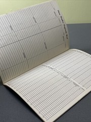 Rare Red Calendar Planner Book 1970 Drug Rep Pharmaceutical Promo Roerig Logos