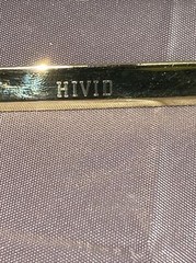 Vintage Roche Pharmaceutical Recognition Pen HIVID MAZICON Roche 1992 Gold Metal