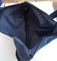 VTG Synthroid Tabs Tote Bag w/Zipper Handles & Pocket Drug Rep Promo 24″ x 24″