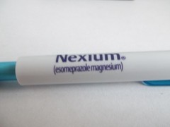 Crestor Rosuvastatin Dual‑Tip Promo Pen – Ballpoint + Highlighter – Rubber Grip