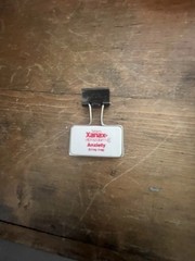 Promotional Pharmaceutical Binder Clip Xanax