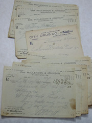 Vintage Drug Store Prescriptions 1916 Manchester, GA Total of 50