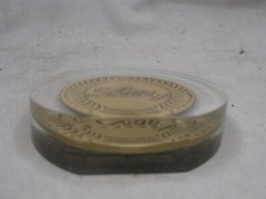 vintage Lilly Award Honor paperweight Eli Pharmaceutical pharma * personalized
