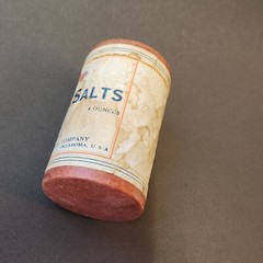 Vntg ADRUCO Cardboard Container Alexander Drug Company Oklahoma City Epsom Salts