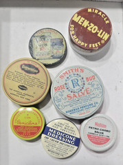 Vintage Pharmacy/medicine salves & ointments Lot of 7