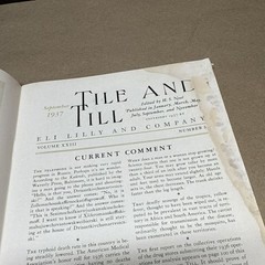 Tile And Till Magazine Eli Lilly And Company September 1937 Indianapolis Indiana