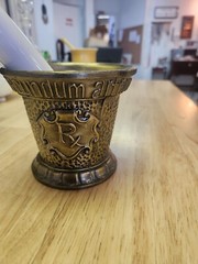 Apothecary Rx Mortar & Pestle Secundum Artem