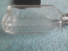 VINTAGE DURAGLAS APOTHECARY Glass Bottle 5-3/4″ Tall