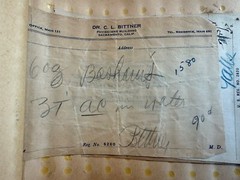 VTG Prescription Rx Pad Book Paper Apothecary Druggist Pharmacy Medicine 1928-29