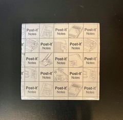 4 Vintage (1998) ATACAND Post-it Note Pads in Original Seal Pharma Drug 4” x 4”