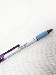 Frova pen white purple blue Pharmaceutical drug promo rep advertising