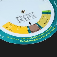 Bmi Upgraded BMI Body Mass Index Wheel Calculator Single Sided Easy Operation…