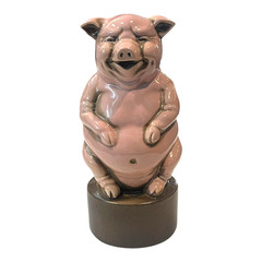 German Ceramic Pharmacy Donation Pig Bank Apothecary Counter Spardose Vintage