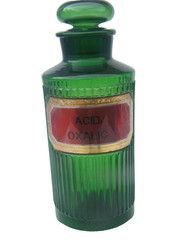 Antique Apothecary Jars cobalt blue and Green Pharmacy